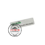 Crach em Ao Inox Escovado - Crach em ao inox escovado gravado. Crachs personalizados com logo e dizeres gravados e montados com m de neodmio ou alfinete de segurana no verso.