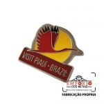 Pin Personalizado - Pin em metal no relevo. Pin personalizado. Pin Mission Day. Pin niquelado. Pins para eventos.
