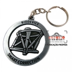 CHAVEIRO LOGO PERSONALIZADO - Chaveiro em metal no relevo e banho de prata velha. Fbrica de chaveiros personalizados com arte em alto relevo e banho de prata velha. Peas sob encomenda para evento promocional, campanhas e brinde.
