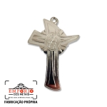 CHAVEIRO PERSONALIZADO - Chaveiro em metal com banho niquelado. Chaveiro personalizado. Chaveiro em metal no relevo. Chaveiro niquelado. Chaveiro promocional. Chaveiro com corrente
