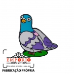 PIN EM RELEVO POMBO - Pins em relevo com banho niquelado e cor esmaltada. Fbrica de pins para campanha, divulgao da marca ou brinde. Broche personalizados e sob encomenda.