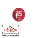 PIN ADESIVADO E RESINADO - Pin em metal, banho niquelado e aplicao de adesivo digital com cobertura de resina transparente. Fbrica de pins personalizados para evento promocional.