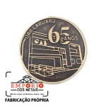 PIN RELEVO OAB CARUARU - Pin em metal no relevo, banho bronze, OAB Caruaru. Pin de comemorao. Fbrica de pins em relevo para evento promocional. Broche com logo de empresa. Pin de lapela.