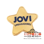 PIN DOURADO EM RELEVO