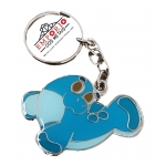 CHAVEIRO PERSONALIZADO - Chaveiro em metal com banho niquelado em relevo e aplica��o de resinada com corrente e argola comum. F�brica de chaveiros promocionais. Chaveiros personalizados e sob encomenda para brindes ou eventos.
