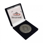 Medalhas personalizadas. - Medalhas personalizadas. Medalhas em relevo, Medalha bronzeada medindo 60mm de dimetro com estojo de veludo.