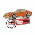 Pin em relevo e Adesivo - Pin em metal no relevo modelo carro. Pin em relevo e adesivo resinado. Pin formato de carro. Pin promocional