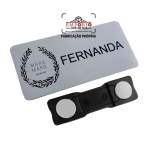 Crachs Personalizados - Crachs Personalizados. Crachs em ao inox. Crach com logo. Crach com alfinete e crach com m. Crach com nome gravado com impresso digital U.V.