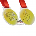 Medalha para corridas - Medalha em acrlico com impresso digital. Medalha em acrlico. Medalha para corrida. Medalha personalizada.