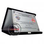 Placa de homenagem - Placa de homenagem. Placa para homenagear. Placa em ao inox escovado. Placa com estojo. Placa personalizada.