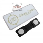 Crach com impresso U.V. - Crach com impresso U.V. Crachs personalizados. Crach em ao inox escovado.