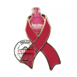 Pin Lao Rosa Personzalizado - Pin Lao Rosa personalizado. Pin campanha do Lao Rosa, Pin de lapela. Pin Outubro Rosa. Pin Lkao Rosa com logo em adesivo resinado.