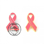 Pin Campanha do Lao Rosa - Pin Campanha do Lao Rosa. Broche Outubro Rosa. Fita da Conscientizao, Smbolo da Luta contra o cncer de mama. Pin Lao Rosa em metal no relevo niquelado ou dourado com aplicao de cor rosa. Pin de lapela.