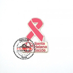 Pin Campanha do Lao Personalizado - Pin Campanha do Lao Personalizado. Lao Rosa com logo em relevo. Pin Campanha do Lao Rosa. Pin Outubro Rosa. Pin de lapela.