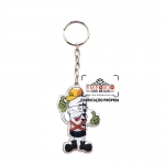 Chaveiro adesivado e resinado - Chaveiro adesivado e resinado. Chaveiro em metal niquelado com etiqueta resinada. Chaveiro personalizado. Chaveiro promocional.